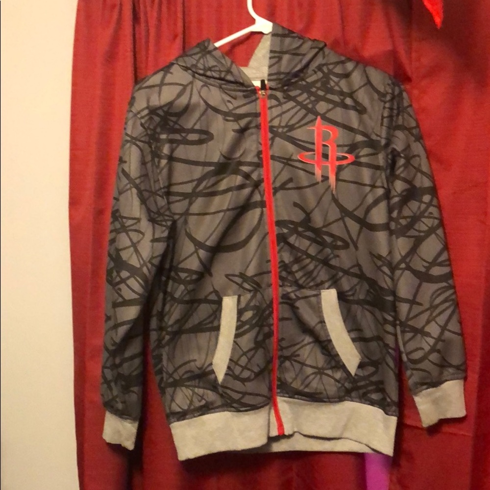 Houston Rockets hooded zip up jacket/sweatshirt